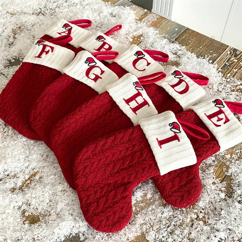 Christmas Socks Knitting Snowflake — The Cozy, Charming Touch Your Home Needs This Holiday Season!